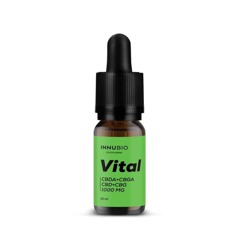 INNUBIO Vital Olejek konopny formy kwaśne 1000 mg kannabinoidów 10ml