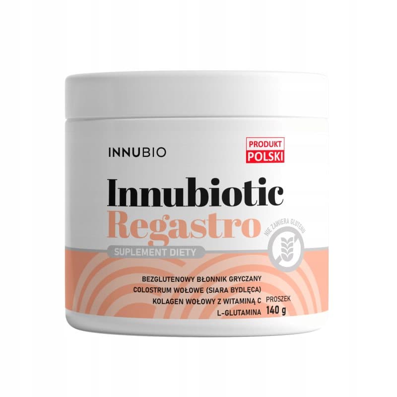 INNUBIO Innubiotic Regastro błonnik z colostrum, kolagenem i L-glutaminą 140g