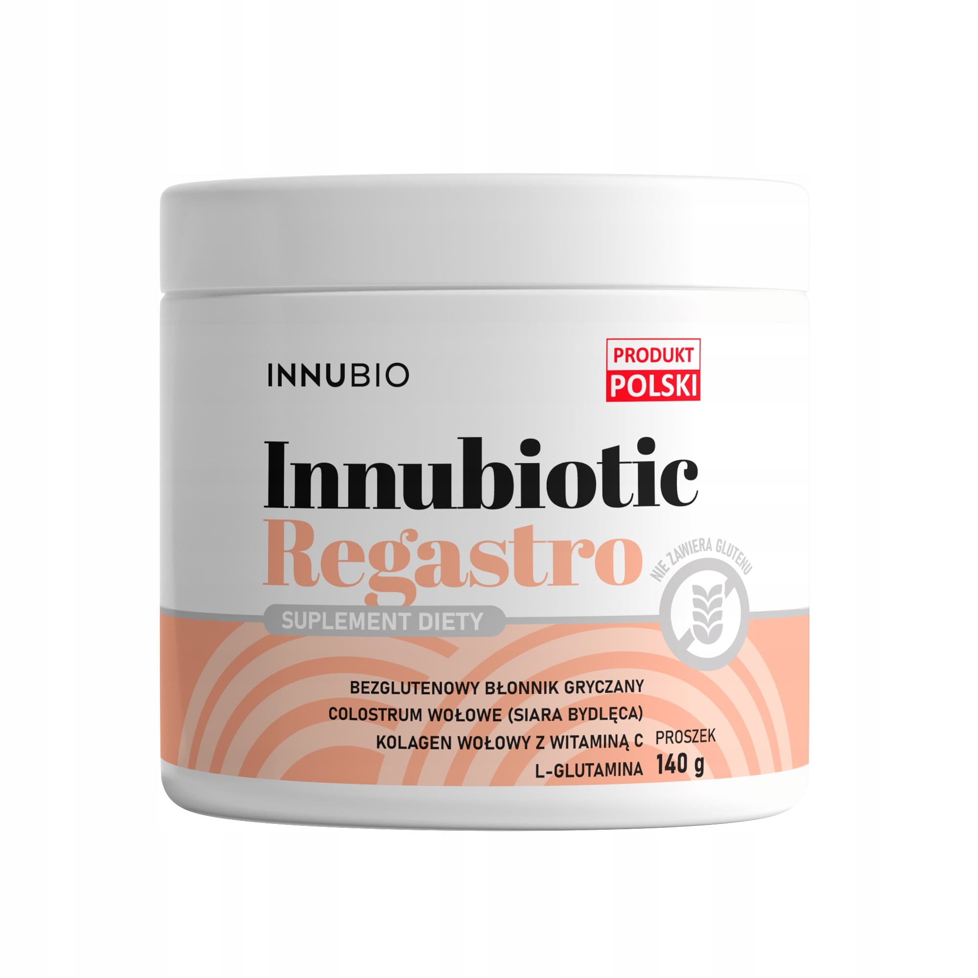 INNUBIO Innubiotic Regastro błonnik z colostrum, kolagenem i L-glutaminą 140g